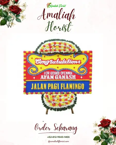 Sewa Papan Bunga Bacan Timur Selatan