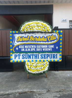 Papan Bunga Duka di Bacan Timur Selatan